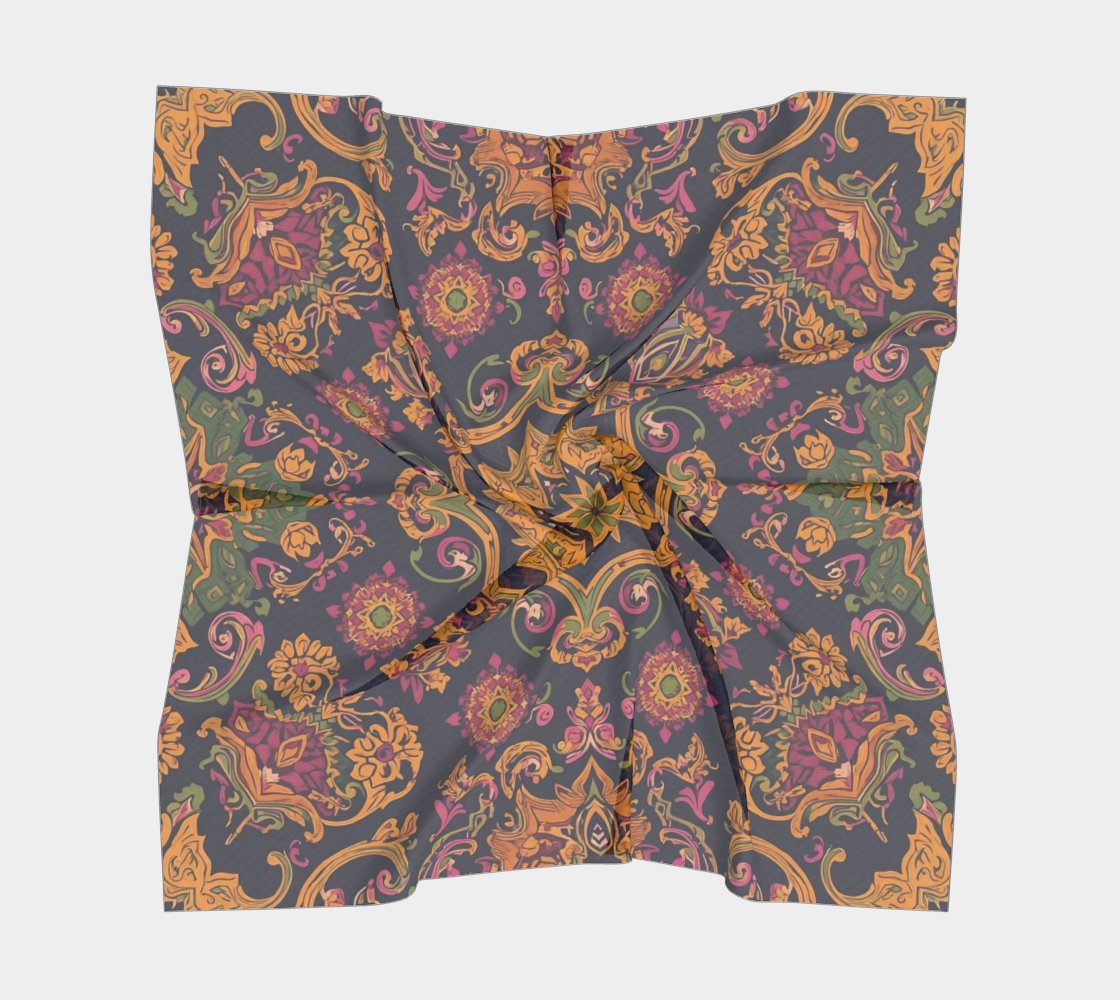 Metissage III – Purple Silk Scarf